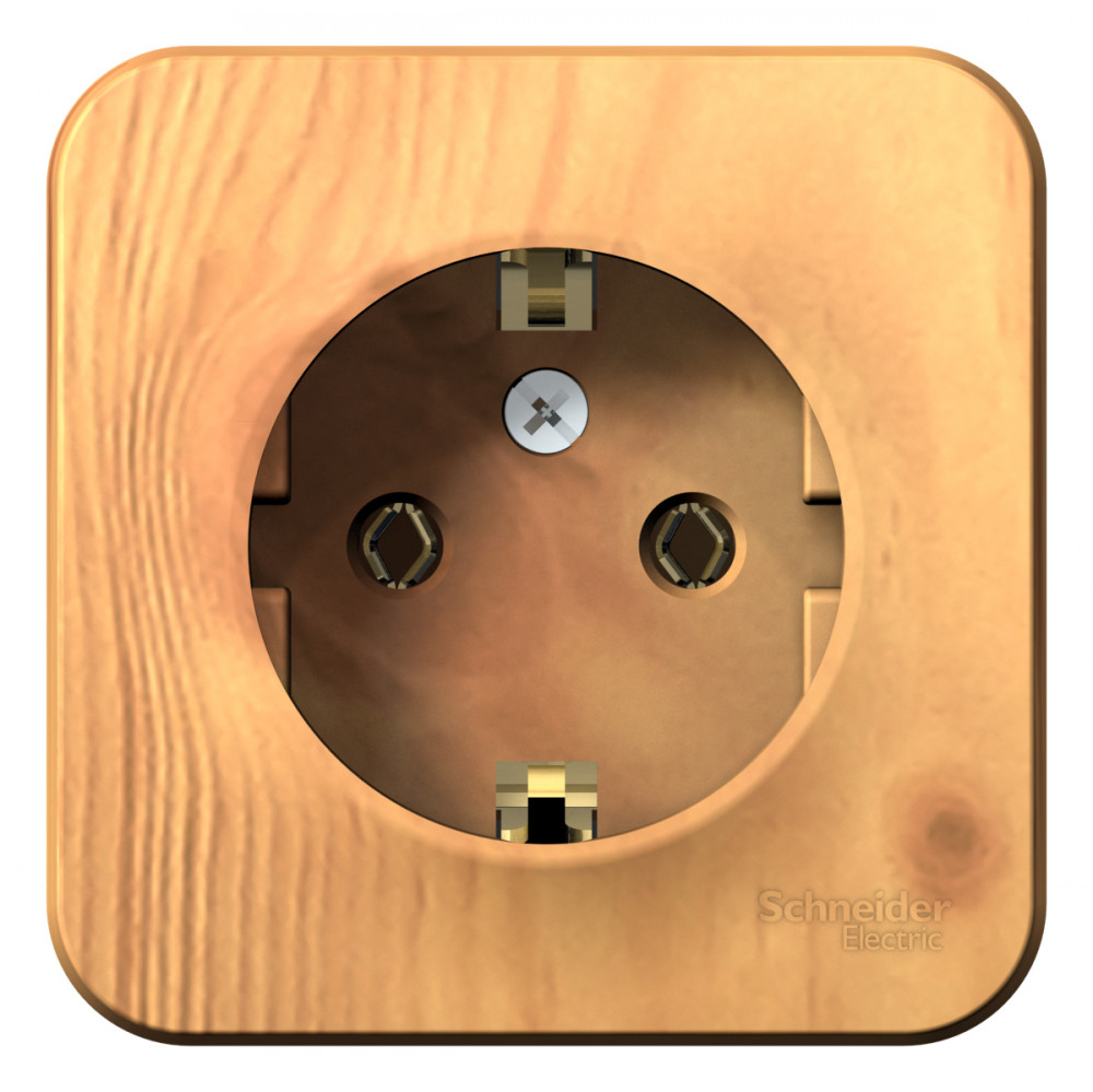 Изображение товара Розетка SYSTEME ELECTRIC BLANCA Ясень 1-GN 2P+E