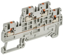 Изображение товара IEK Колодка клеммная CP-ML 2 ур. 1,5мм2 серая