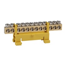 Изображение товара КЭАЗ Шина нулевая тип Стойка OptiKit BB-S-PE-DIN-12-6х9-желтый.