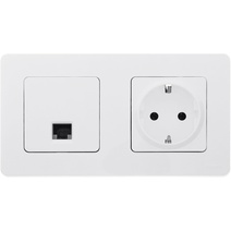 Изображение товара Legrand/Daccord INSPIRIA Белый Информационная розетка RJ 45 - категория 5e - UTP.