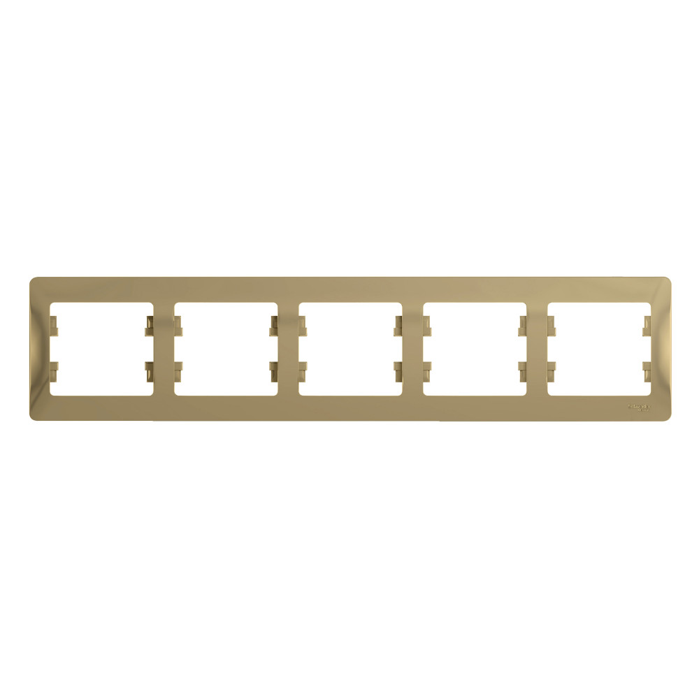 Изображение товара Systeme Electric Glossa Титан Рамка 5-ая, горизонтальная