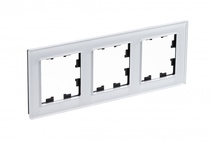 Изображение товара Systeme Electric AtlasDesign Nature Стекло белый Рамка 3-ая