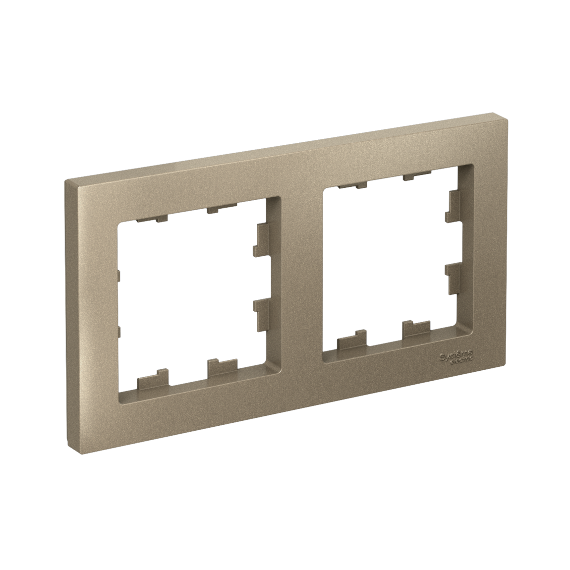 Изображение товара Systeme Electric AtlasDesign Шампань Рамка 2-ая, универсальная