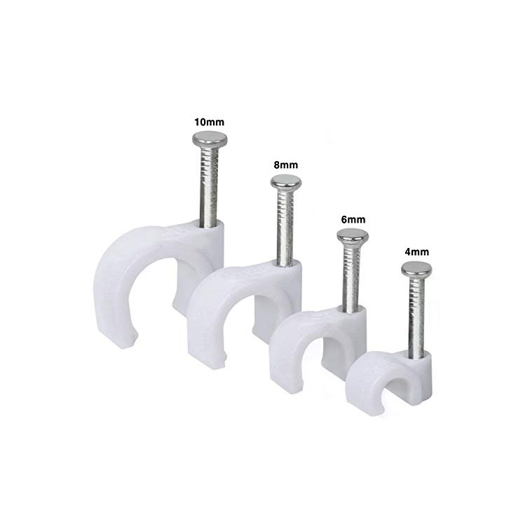 Изображение товара Tech-Krep Скоба для кабеля круглая А6 мм (50 шт) - пакет 103647