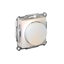 Изображение товара Systeme Electric AtlasDesign Жемчуг Светорегулятор (диммер) повор-нажим, LED, RC, 400Вт, мех.