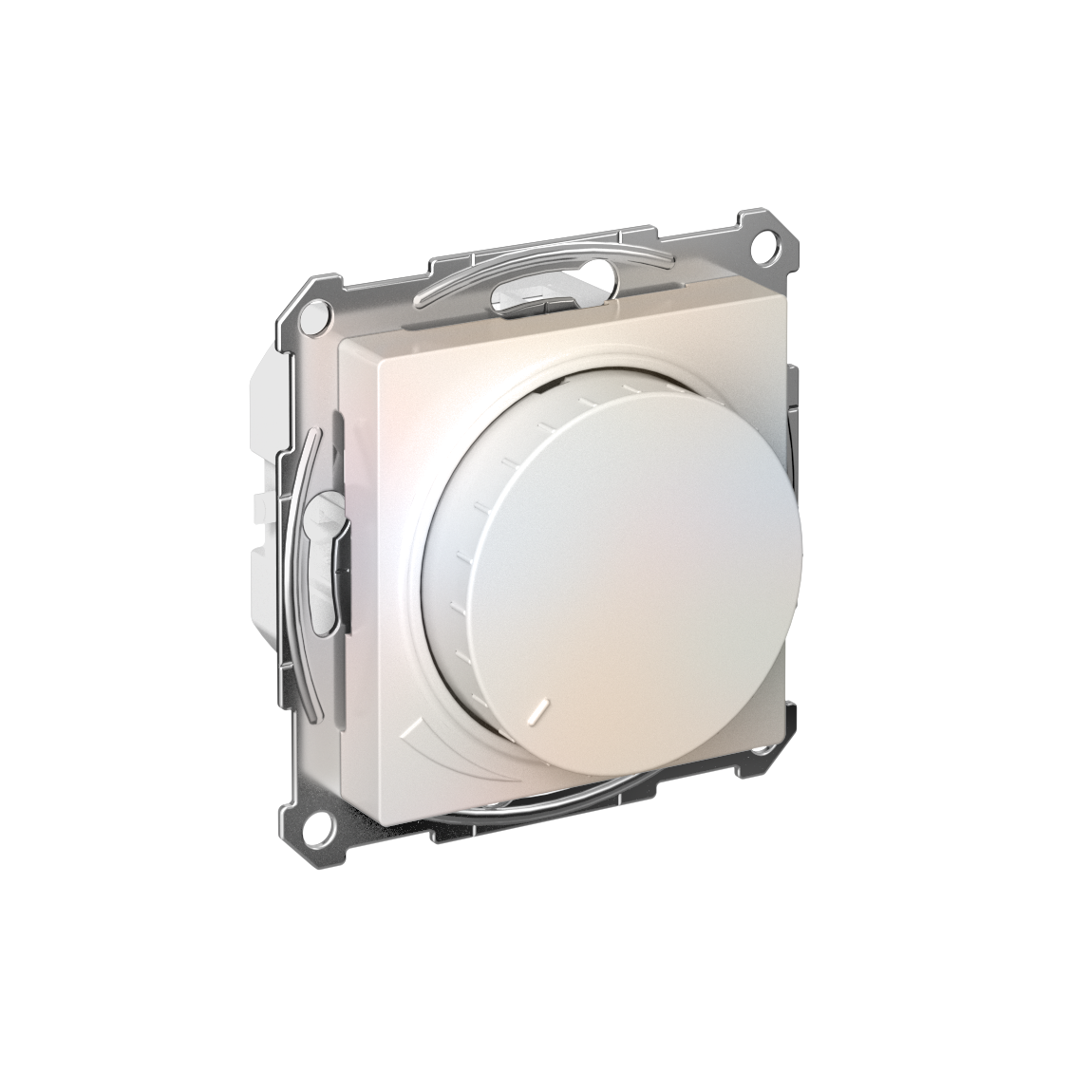 Изображение товара Systeme Electric AtlasDesign Жемчуг Светорегулятор (диммер) повор-нажим, LED, RC, 400Вт, мех.