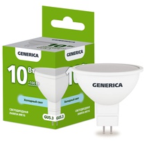 Изображение товара IEK GENERICA Лампа LED MR16 софит 10Вт 230В 6500К GU5.3