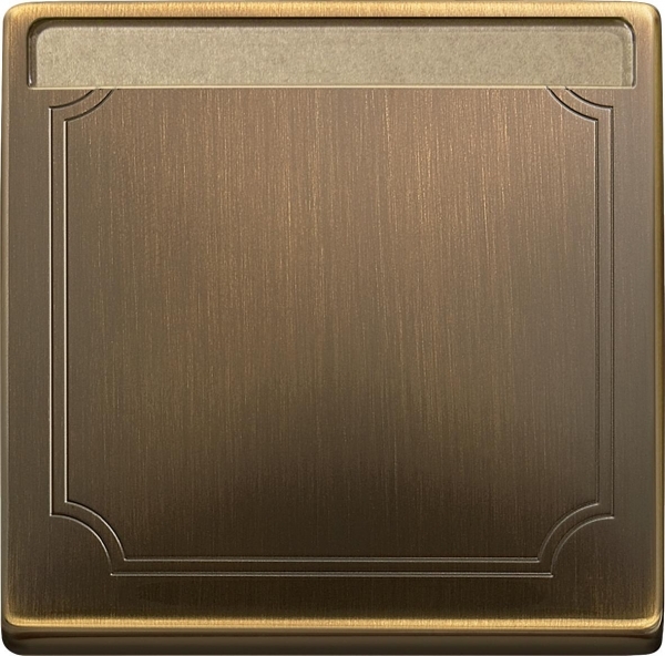 Изображение товара Kлавиша Merten SD, антик латунь, поле для надписи, 1-ая