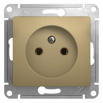 Изображение товара Systeme Electric Glossa Титан Розетка б/з