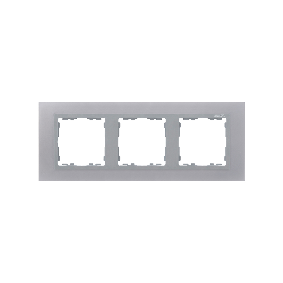 Изображение товара Simon 82 Nature Алюминий/Алюминий (металл им.) Рамка 3-ая