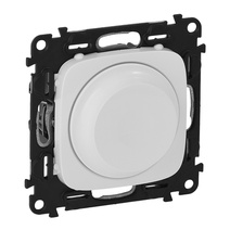 Изображение товара Legrand Valena ALLURE DIY Бел Светорегулятор поворотный, 300Вт, универсальный, без нейтрали.