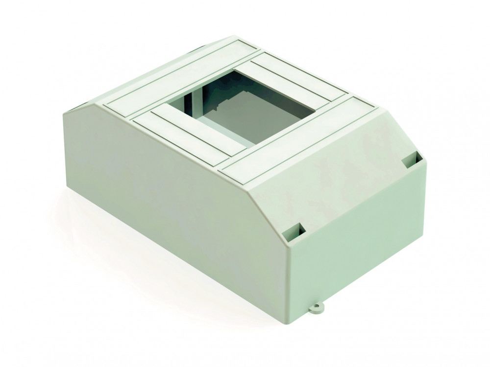 Изображение товара Dekraft Корпус пластиковый навесной 2-4 мод. IP30 БЕЛЫЙ ЩРН-П-2/4