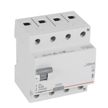 Изображение товара Legrand RX3 УЗО 4P 100мА 63А (AC).