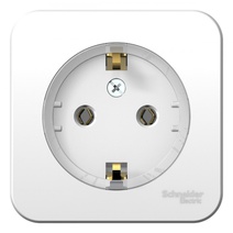 Изображение товара Systeme Electric Blanca наруж Бел Розетка с/з без шторок, (тонкая) 16А, 250В, изолир. пластина