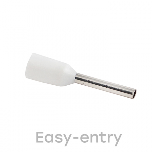 Изображение товара EKF PROxima Наконечник штыревой втулочный изолированный НШвИ 0,5-8 (50шт.).