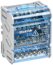 Изображение товара IEK TEKFOR Шины на DIN-рейку (кросс-модуль) ШНК 4х7 3L+PEN