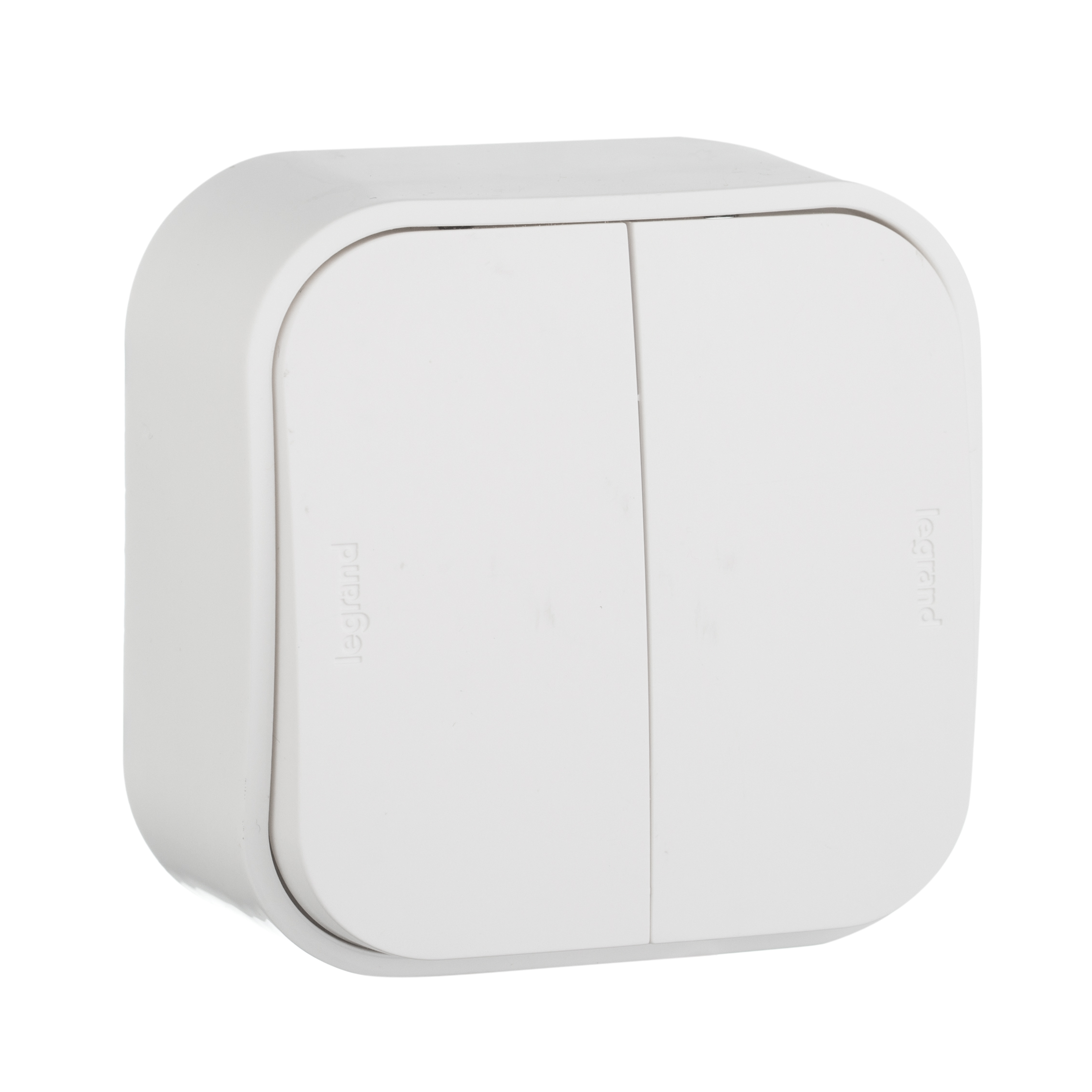 Изображение товара Legrand Quteo Белый Переключатель 2-клавишный 10А.