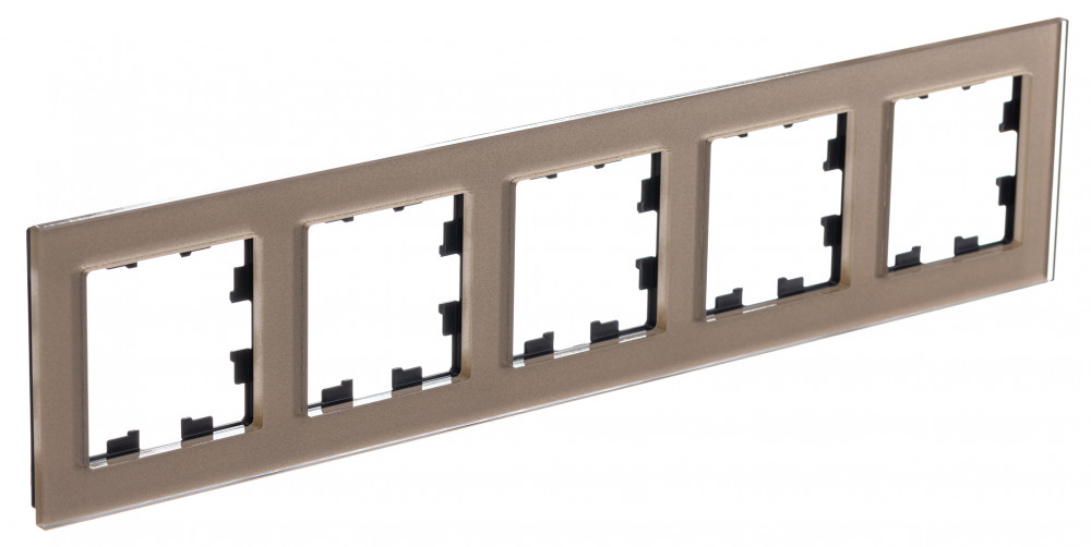 Изображение товара Systeme Electric AtlasDesign Nature Стекло Шампань Рамка 5-ая, универсальная