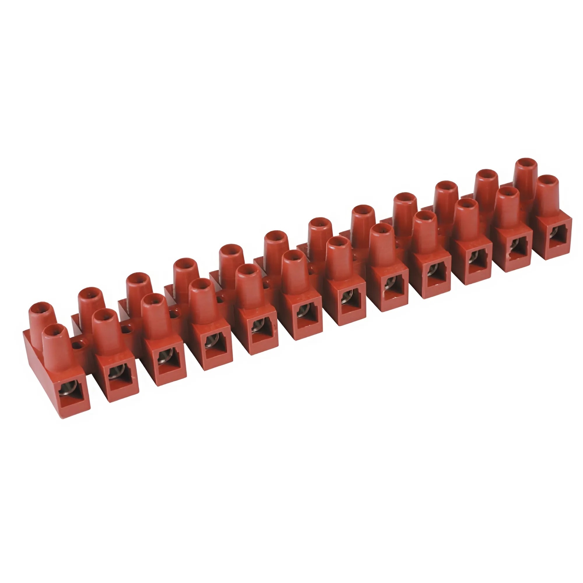 Изображение товара DKC Колодка клемм из Фибергласса (раб. темп. 150 град.) 24А, 12 пол., для жил до 2.5кв.мм