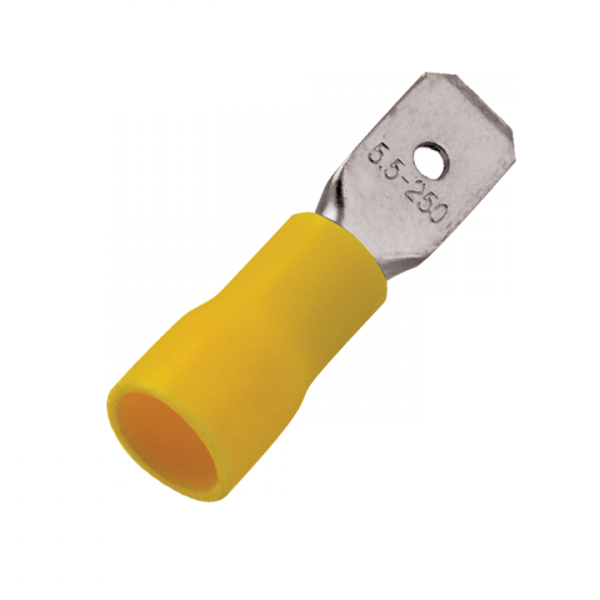 Изображение товара EKF PROxima Плоский разъем RpИp 5-6-0,8 для опрессовки 4-6 мм2 6.3x0.8 мм