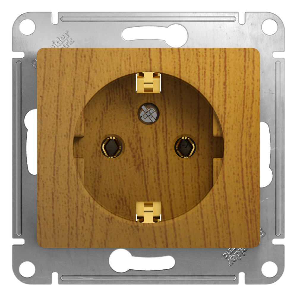 Изображение товара Systeme Electric Glossa Дерево Дуб Розетка с/з