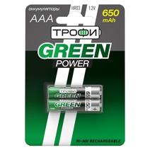 Изображение товара ЭРА Аккумуляторная батарея  Трофи HR03-2BL 650 mAh
