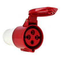 Изображение товара EKF PROxima Розетка переносная 214 3Р+РЕ 16А 380В IP44.