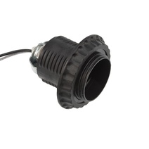 Изображение товара REXANT Патрон E27 с проводом 20 см черный.