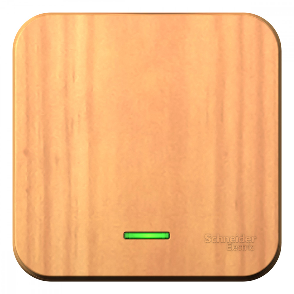 Изображение товара Выключатель Systeme Electric Blanca 1-клавишный с подсветкой