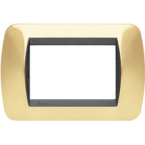 Изображение товара BT LV Натуральное Золото Рамка на 3 модуля.