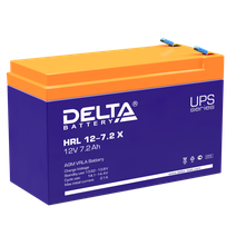Изображение товара Delta Аккумуляторная батарея HRL 12-7.2 X (12V/7.2Ah)