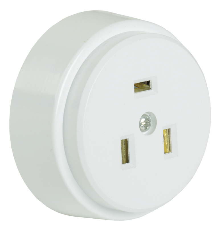 Изображение товара Розетка IEK РПпл10-01-Ст Белая для плит, 32 А, IP20