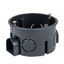 Изображение товара EKF PROxima Коробка установочная приборная КМТ-010-044 со стыковочными узлами и саморезами для твердых стен (71х42) розничный стикер.