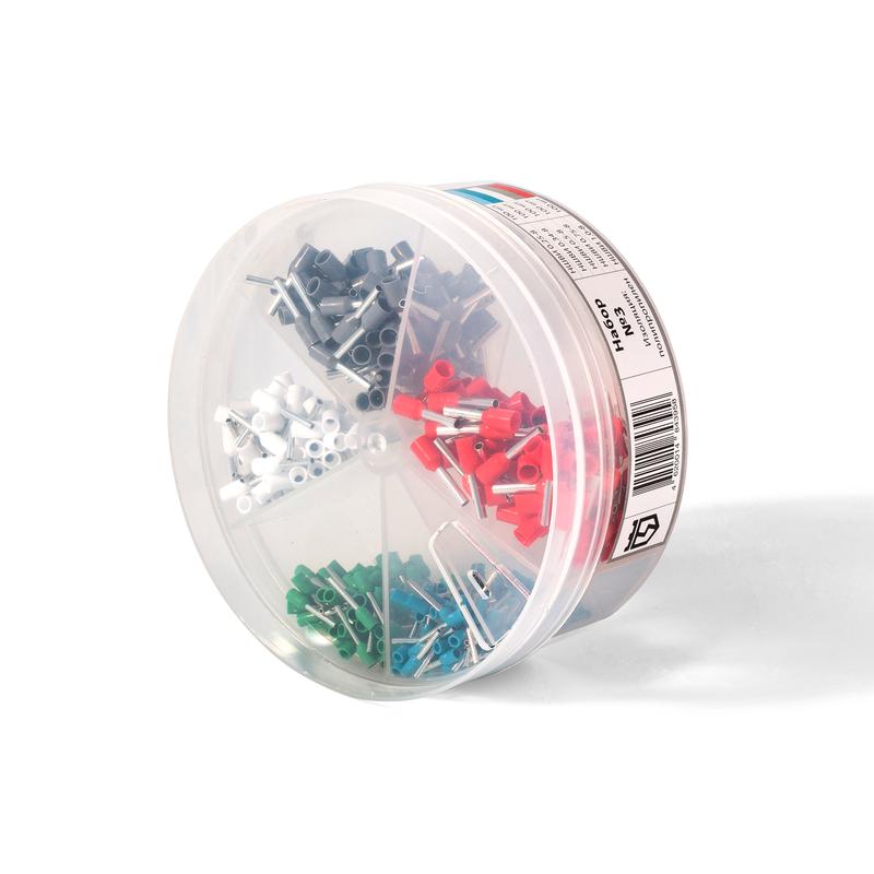 Изображение товара Набор наконечников КВТ НШВИ №3 — компактный кейс, цветная маркировка