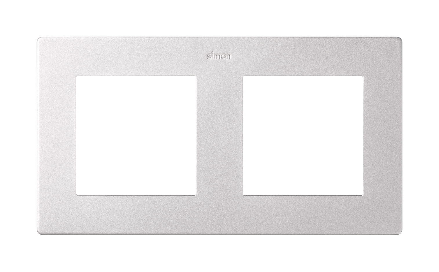 Изображение товара Simon 24 Алюминий Рамка 2-ая — легкая алюминиевая рамка 5 шт