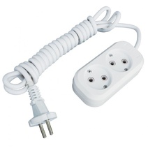 Изображение товара EKF PROxima Удлинитель "Эксперт" 2 гнезда 3 метра 10А/2,2кВт без заземления ПВС 2х0,75.