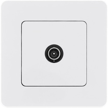 Изображение товара Legrand/Daccord INSPIRIA Белый Розетка TV - оконечная - 10 дБ - 5-862 мГц.