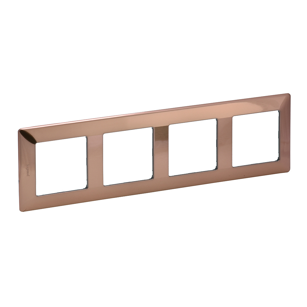 Изображение товара Valena LIFE 4-постовая рамка, коричневый, глянцевая