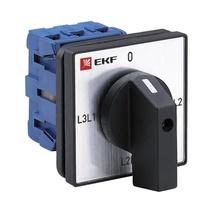Изображение товара EKF PROxima Переключатель кулачковый ПК-1-73 10А 3P для вольтметра линейное напряжение.