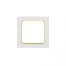 Изображение товара EKF PROxima Стокгольм Белый Линия зеленая Рамка 1-ая.