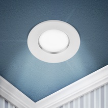 Изображение товара ЭРА Светильник встраиваемый алюминиевый KL107 WH/SL под лампу MR16 GU5.3 белый/серебро