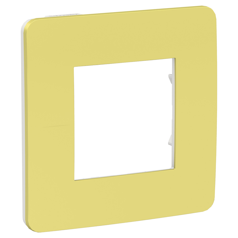 Изображение товара Schneider Electric Unica Studio Зеленое яблоко/Белая Рамка 1-ная