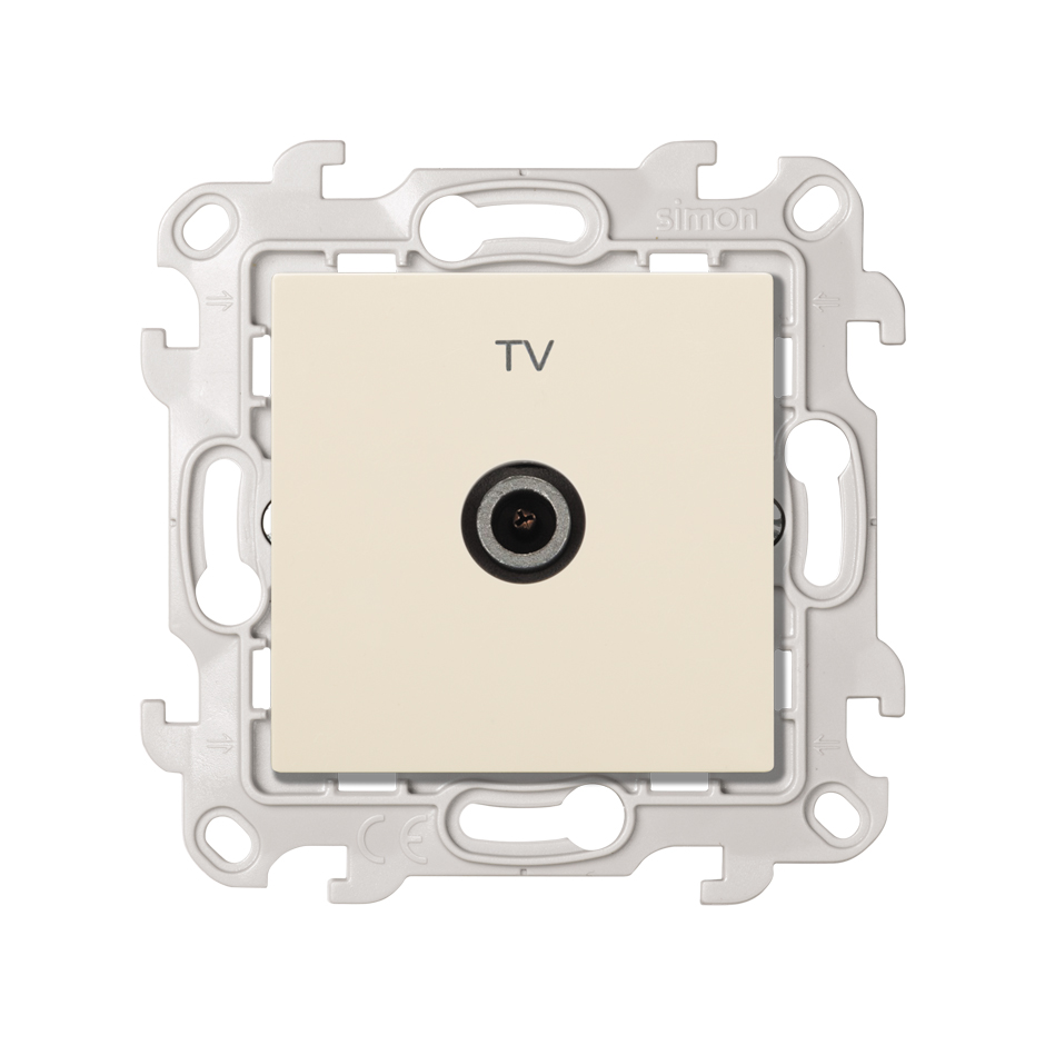 Изображение товара Simon 24 Слоновая кость Розетка TV оконечная