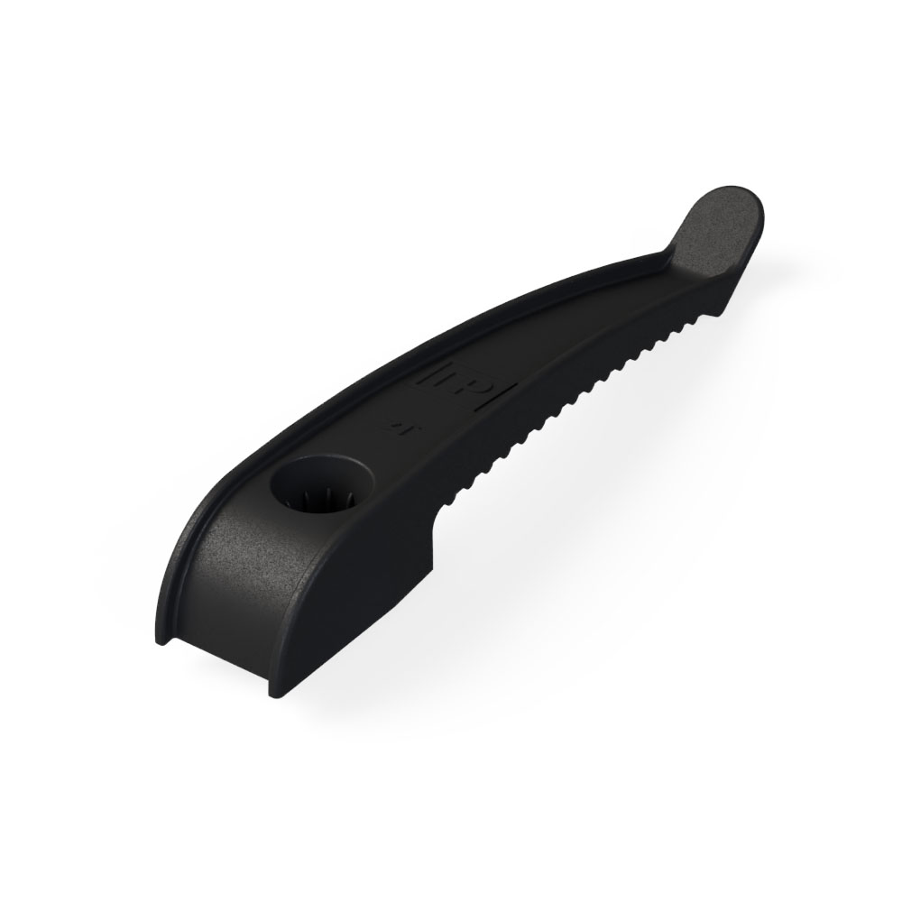 Изображение товара Промрукав Держатель кабеля односторонний для прямого монтажа черный (20 шт/240 шт уп/кор)