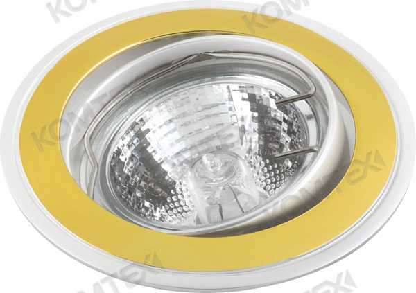 Изображение товара Corona MR16 50W светильник downlight, никель/золото