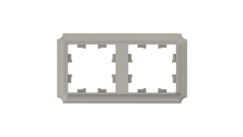 Изображение товара Systeme Electric AtlasDesign Antique Шампань Рамка 2-ая, универсальная