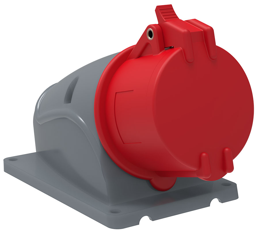 Изображение товара IEK Розетка стационарная ССИ-115 16А-6ч/200/346-240/415В 3Р+РЕ+N IP44 MAGNUM