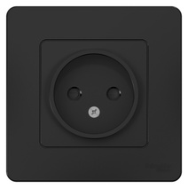 Изображение товара Systeme Electric Blanca внутр Антрацит Розетка б/з со шторками, 16А, 250В