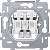 Изображение товара Niko 2-клавишный механизм выключателя с пружинными клеммами