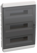 Изображение товара IEK TEKFOR Корпус пласт. ЩРВ-П-54 IP41 черн. прозр. дверь